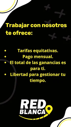 Red Blanca Conductor: Trabaja en tu tiempo libre – Descarga APK - Screenshot 2