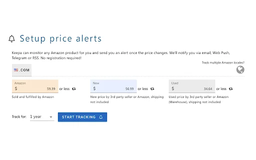 Keepa: Rastreador de Precios de Amazon | Historial y Alertas - Screenshot 2
