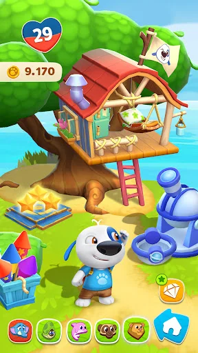 Descargar My Talking Hank: Islands – Aventura y Mascotas Gratis - Screenshot 18