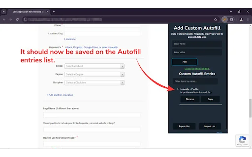 Easy Custom Autofill: Rellena formularios al instante – Descarga - Screenshot 2