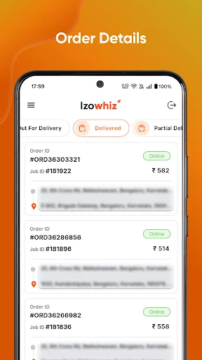 Descarga Izowhiz Última Versión – Conviértete en Socio de Entregas - Screenshot 3