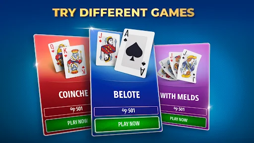Descarga Belote & Coinche by Pokerist: El Mejor Juego de Cartas - Screenshot 12
