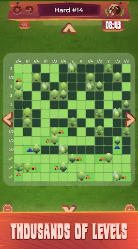 Descarga Real Tents & Trees: El Mejor Juego de Lógica Gratis - Screenshot 5