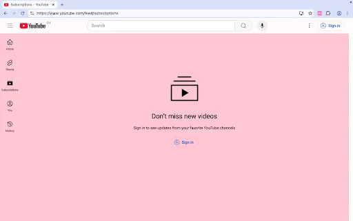 Pastel Pink YouTube: Personaliza tu YouTube con un tono rosa tierno - Screenshot 3