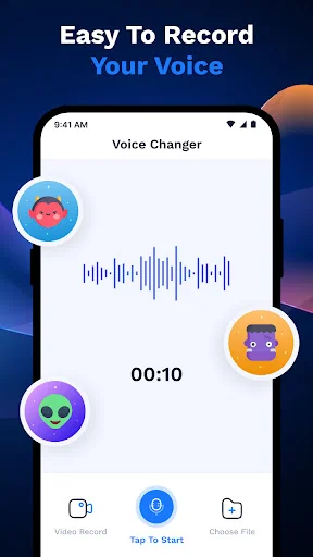 Descarga AI Voice Changer – Prankster: Cambiador de Voz Divertido - Screenshot 1