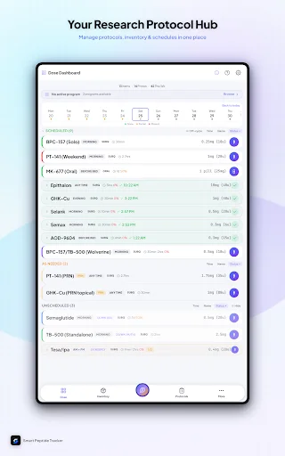 Smart Peptide Tracker: Optimiza tu Seguimiento de Péptidos - Screenshot 16