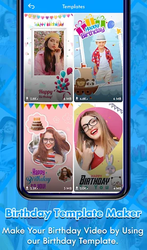 Birthday Video Maker con Música – Crea Videos de Cumpleaños - Screenshot 3