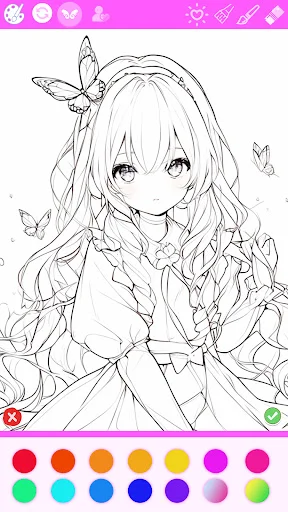 Coloring Book: Draw Princess – Descarga Juegos de Colorear Gratis - Screenshot 13