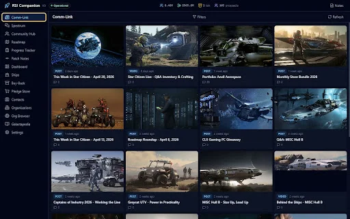 RSI Companion: Mejora tu experiencia en Star Citizen – Descarga - Screenshot 1