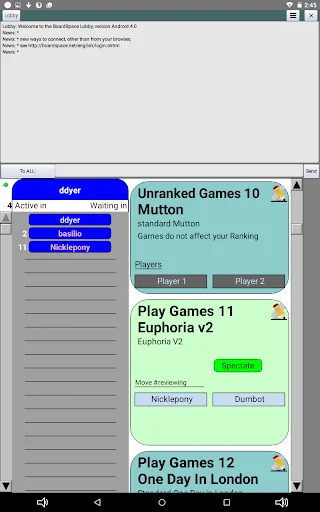 Boardspace.net: Más de 100 Juegos de Mesa Gratis y Online - Screenshot 11