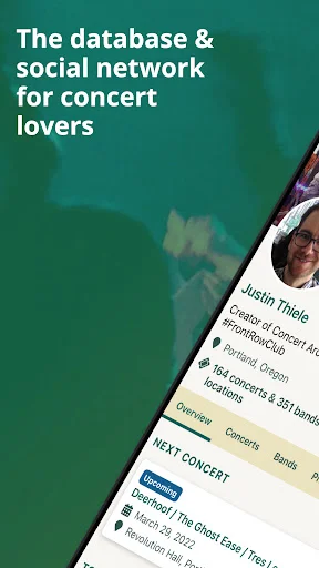 Concert Archives: Tu Diario y Red Social de Conciertos Gratis - Screenshot 1