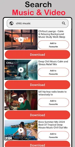Descargar Videos y Stories: Music & Video Downloader Rápido - Screenshot 1