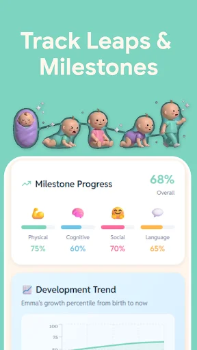 Baby Tracker: Growth & Leaps – Seguimiento de Desarrollo Infantil - Screenshot 7