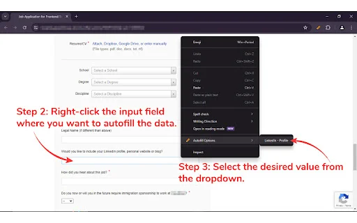 Easy Custom Autofill: Rellena formularios al instante – Descarga - Screenshot 3