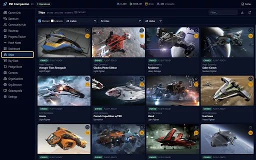 RSI Companion: Mejora tu experiencia en Star Citizen – Descarga - Screenshot 2