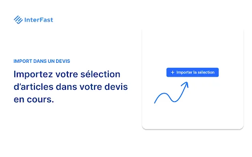 InterFast: Importa productos a tus presupuestos en un solo clic - Screenshot 3