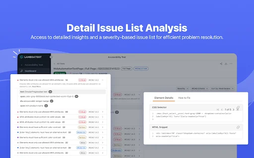 TestMu AI Accessibility DevTools: Auditoría Web Profesional - Screenshot 2