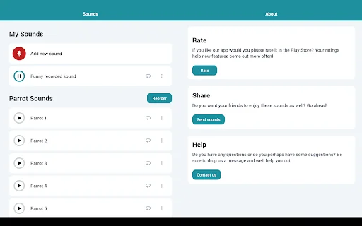 Descarga Parrot Sounds: Melodías Vibrantes y Divertidas – Gratis - Screenshot 11