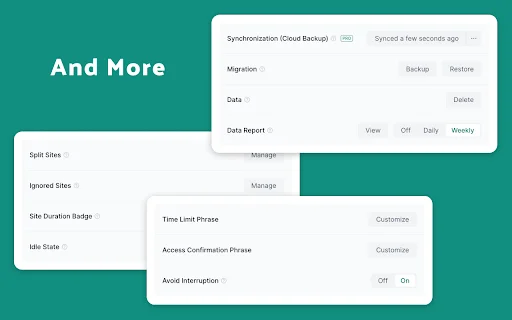 SurfPal: Limita tu tiempo en pantalla y aumenta tu productividad - Screenshot 5