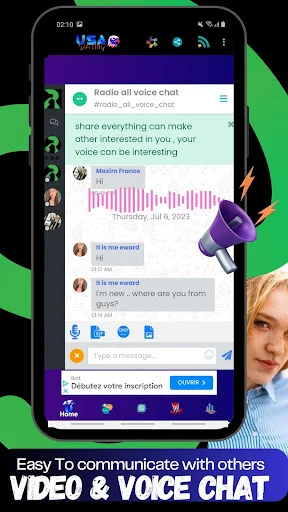 Descargar USA Dating APK – Conecta con Personas de EE. UU. y Francia - Screenshot 3