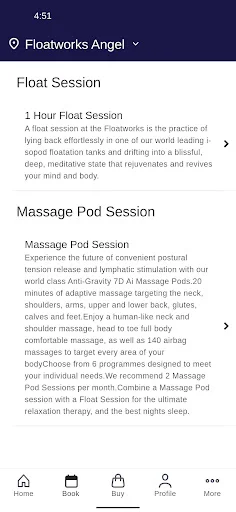 Descarga Floatworks: Reserva tu Terapia de Flotación Fácilmente - Screenshot 2