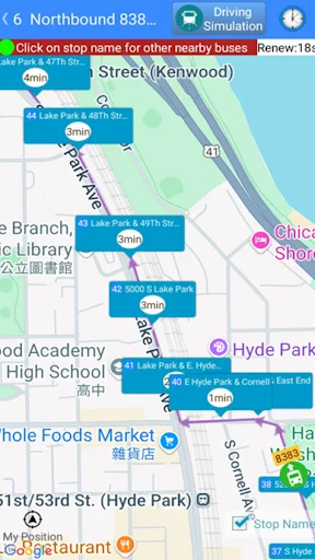 Chicago Bus Tracker (CTA) – Rastreo de autobuses y trenes L - Screenshot 8