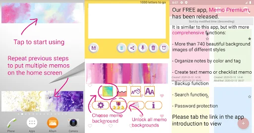 Descargar Sticky Memo Watercolor 2 – Notas Adhesivas Gratis - Screenshot 24