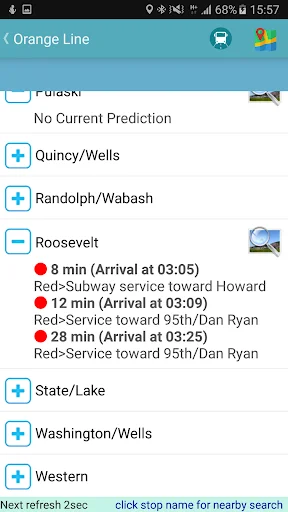 Chicago Bus Tracker (CTA) – Rastreo de autobuses y trenes L - Screenshot 10