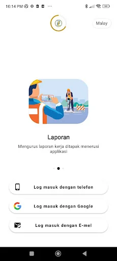 Descargar Puncak Emas Última Versión – Gestión de Mantenimiento Vial - Screenshot 1