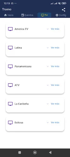 Descarga Trueno APK: Resultados y Noticias Deportivas al Instante - Screenshot 2