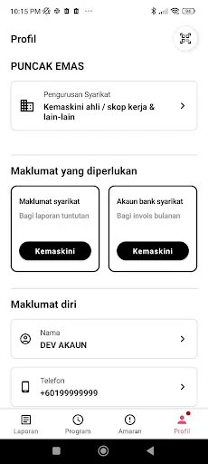Descargar Puncak Emas Última Versión – Gestión de Mantenimiento Vial - Screenshot 3
