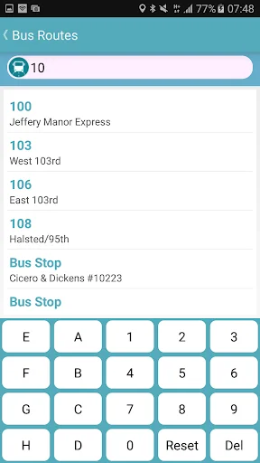 Chicago Bus Tracker (CTA) – Rastreo de autobuses y trenes L - Screenshot 3
