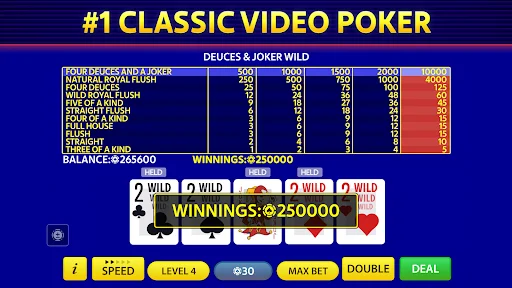 Descarga Video Poker by Pokerist – Más de 40 Juegos Gratis - Screenshot 1