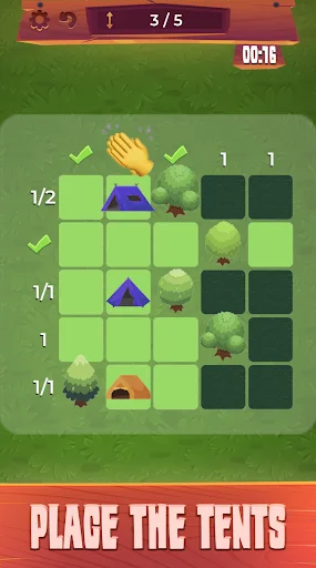 Descarga Real Tents & Trees: El Mejor Juego de Lógica Gratis - Screenshot 3