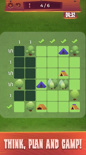 Descarga Real Tents & Trees: El Mejor Juego de Lógica Gratis - Screenshot 4