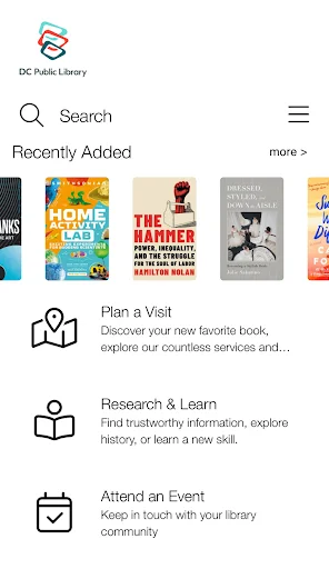 Descargar DC Public Library APK 2026.18 – Acceso a Libros Gratis - Screenshot 1