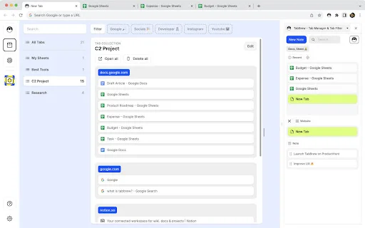 TabBrew: Organiza tus pestañas y aumenta tu productividad hoy - Screenshot 3