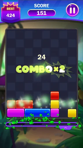 Descarga Falling Puzzle – Falling Block | El Mejor Juego de Bloques - Screenshot 3