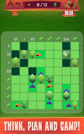 Descarga Real Tents & Trees: El Mejor Juego de Lógica Gratis - Screenshot 14