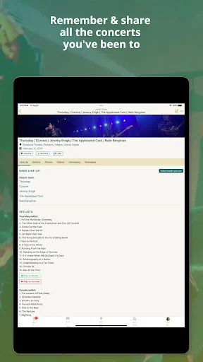 Concert Archives: Tu Diario y Red Social de Conciertos Gratis - Screenshot 10