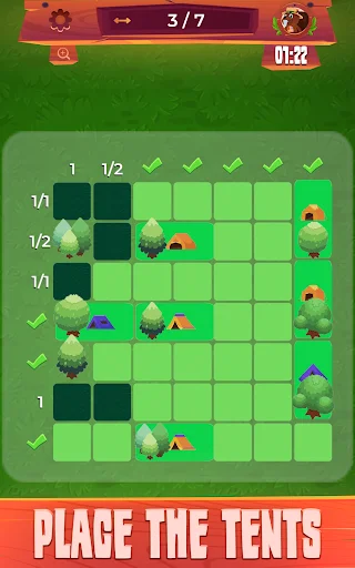 Descarga Real Tents & Trees: El Mejor Juego de Lógica Gratis - Screenshot 11