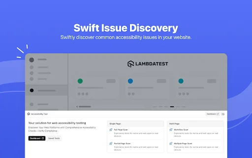 TestMu AI Accessibility DevTools: Auditoría Web Profesional - Screenshot 1