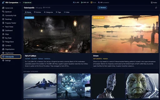 RSI Companion: Mejora tu experiencia en Star Citizen – Descarga - Screenshot 3