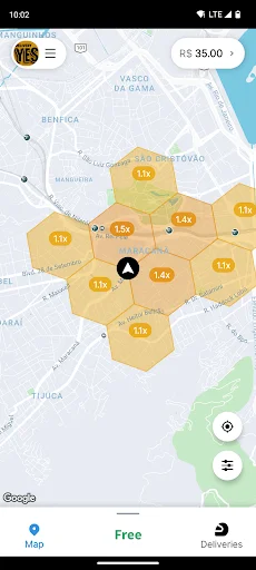 Descargar Delivery Yes – Entregador: App Segura y Rápida - Screenshot 1