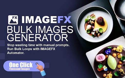 ImageFX Automator: Generación Masiva de Imágenes IA Gratis - Screenshot 1