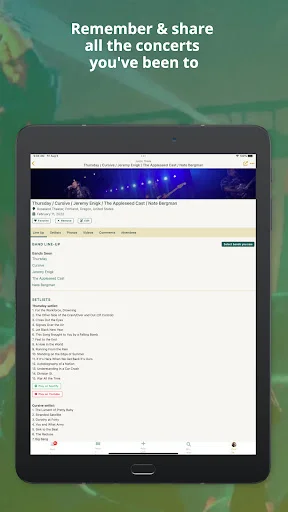 Concert Archives: Tu Diario y Red Social de Conciertos Gratis - Screenshot 17