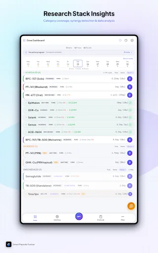 Smart Peptide Tracker: Optimiza tu Seguimiento de Péptidos - Screenshot 22