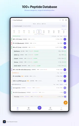 Smart Peptide Tracker: Optimiza tu Seguimiento de Péptidos - Screenshot 20