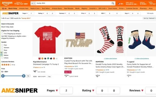 AMZSniper: La mejor herramienta gratuita para Merch y KDP en Amazon - Screenshot 4